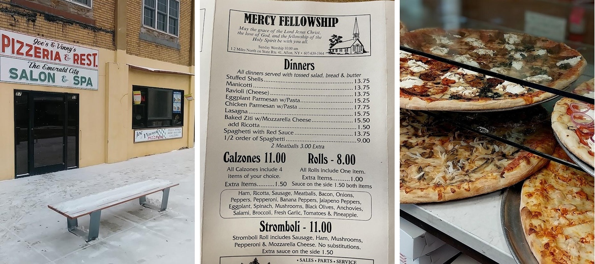 Sidney Joe's Menu