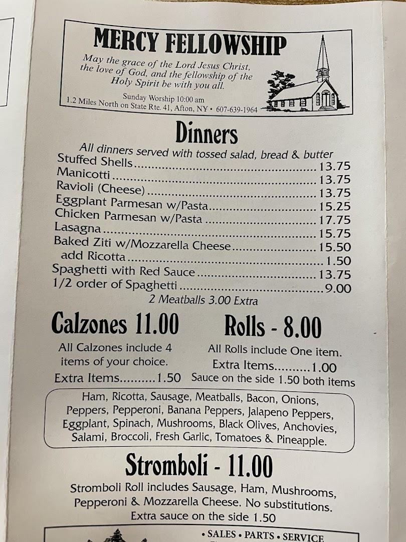 Sidney Joe's Menu image 2